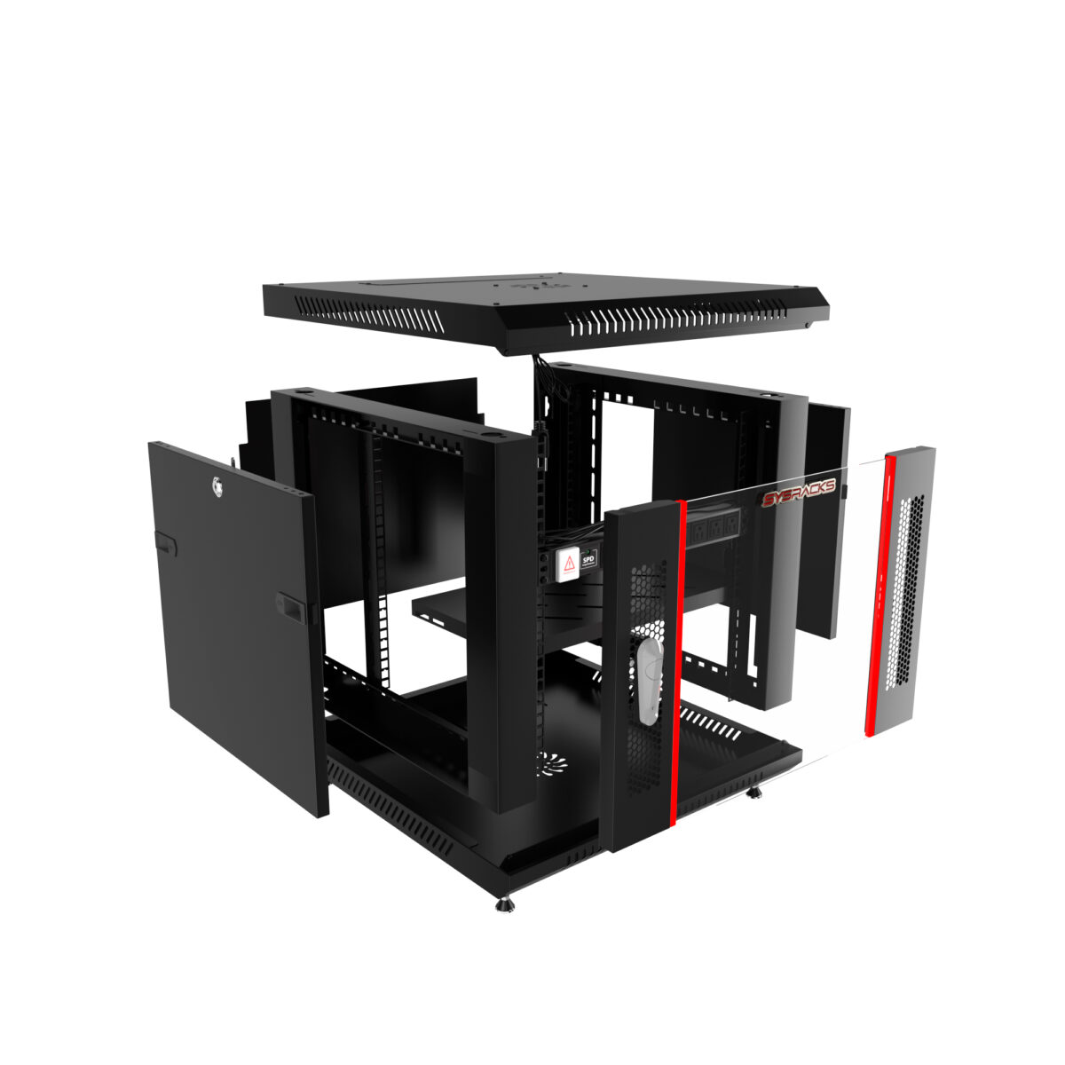 Armario de Rack de Pared 6U 18