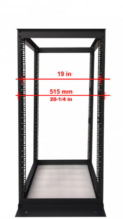 22U 4 Post Open Frame 19″ Network Server Rack photo