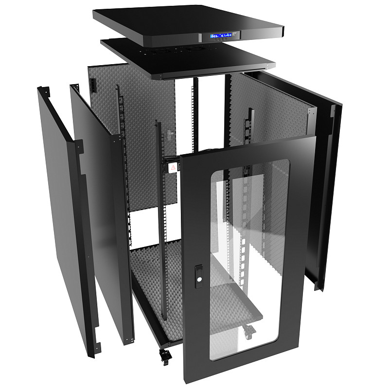 18U 35″ Depth Under Desk Sound Proof Server SP 18.900 to buy