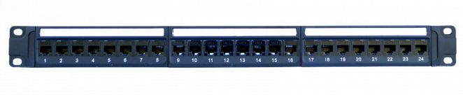 Cat 6 UTP 24 Ports RJ45 Patch Panel