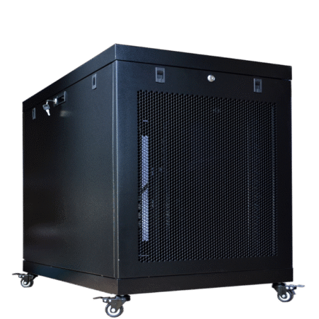 12U Armoire de Serveur 19″ Portable de Profondeur 35″, SYSRACKS PR 12.900 Photo