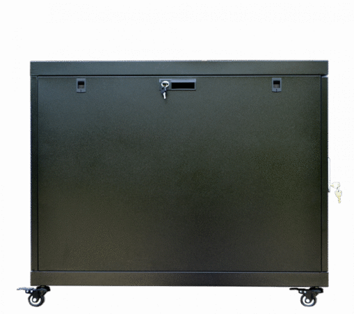 12U Armoire de Serveur 19″ Portable de Profondeur 35″, SYSRACKS PR 12.900 Photo