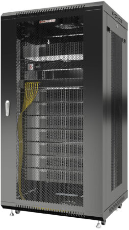 22U 24″ Depth Wall Mount 19″ MESH Enclosure SYSRACKS SRW 22.600M photo