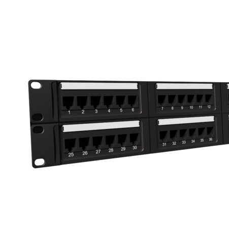 Patch Panel 48 ports PP48Cat6 2U Cat6 RJ45 UTP photo