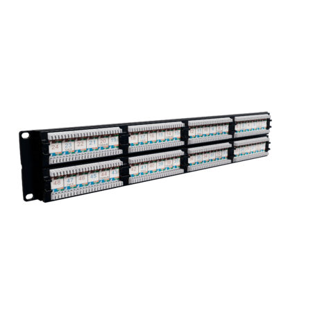 Patch Panel 48 ports PP48Cat6 2U Cat6 RJ45 UTP photo