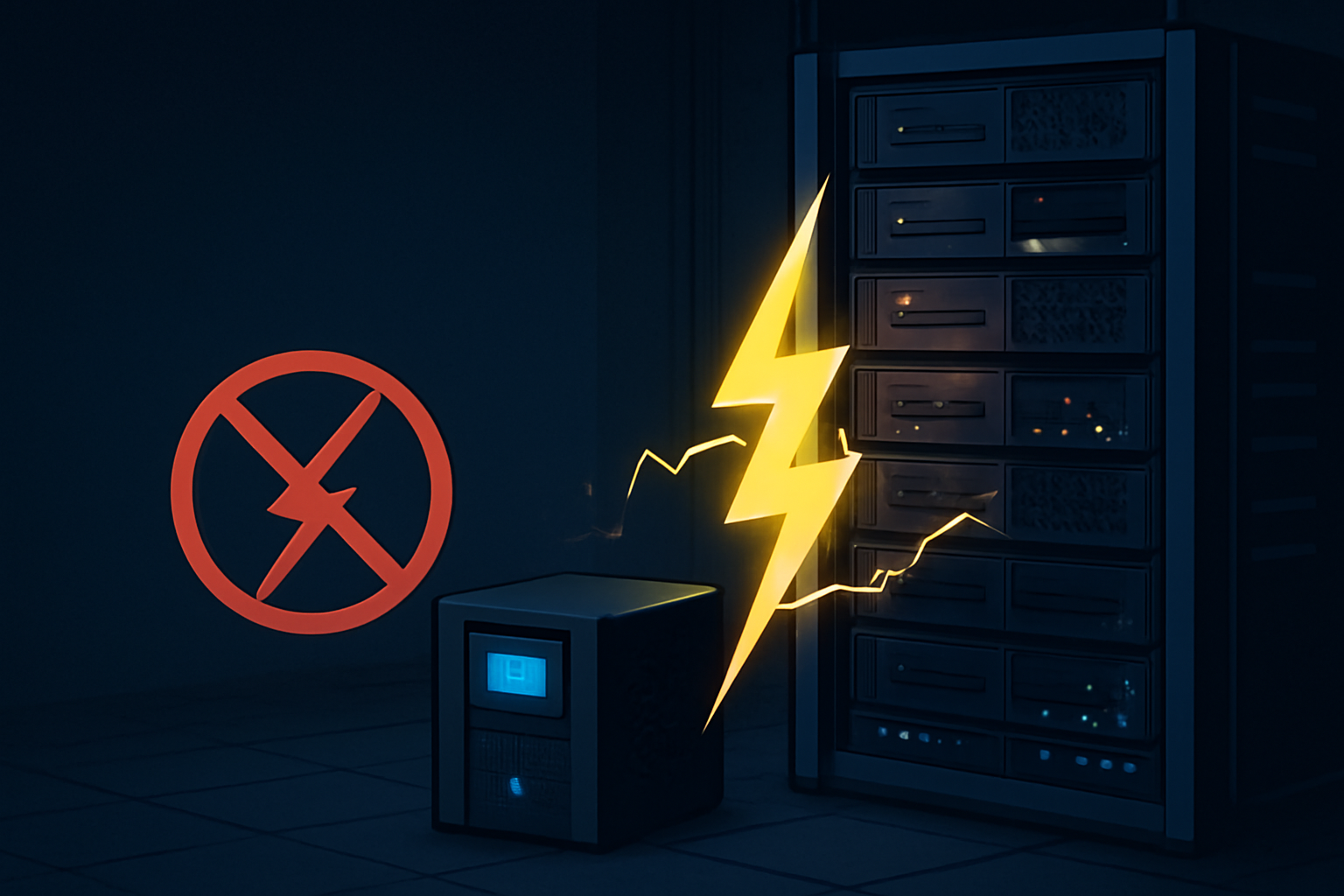 Que Se Passe-T-Il Dans Un Rack De Serveurs Lors D’Une Coupure De Courant?